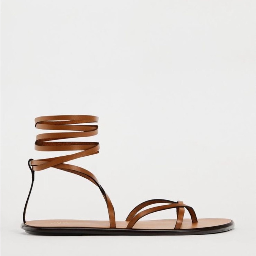 Zara leather sandals